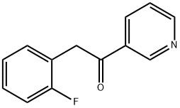 2-(2-氟苯基)-1-(吡啶-3-基)乙-1-酮 结构式