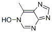 1H-Purine,  1-hydroxy-6-methyl- 结构式