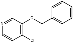 4-氯-3-苄氧基吡啶 结构式