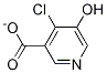 4-氯-5-羟基烟酸甲酯 结构式