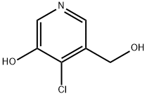 3-Pyridinemethanol,  4-chloro-5-hydroxy- 结构式