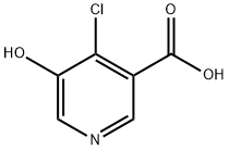 3-Pyridinecarboxylic  acid,  4-chloro-5-hydroxy- 结构式