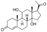 11,14-dihydroxypregn-4-ene-3,20-dione 结构式