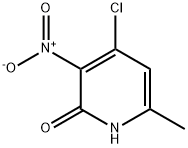 4-CHLORO-6-METHYL-3-NITROPYRIDIN-2(1H)-ONE 结构式