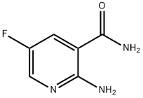 2-氨基-5-氟烟酰胺 结构式