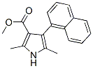1H-Pyrrole-3-carboxylicacid,2,5-dimethyl-4-(1-naphthalenyl)-,methylester(9CI) 结构式
