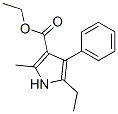 1H-Pyrrole-3-carboxylicacid,5-ethyl-2-methyl-4-phenyl-,ethylester(9CI) 结构式