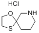 1-Oxa-4-thia-7-aza-spiro[4.5]decane hydrochloride 结构式