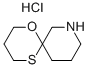 1-Oxa-5-thia-8-aza-spiro[5.5]undecane hydrochloride 结构式