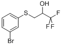 1-Bromo-3-(2-hydroxy-3,3,3-trifluoro-n-propylthio)-benzene
 结构式