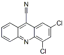 9-Acridinecarbonitrile,  2,4-dichloro- 结构式