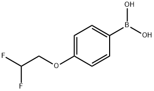 4-(2,2-Difluoroethoxy)phenylboronic acid
 结构式