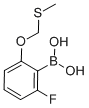 2-Fluoro-6-(methylthiomethoxy)phenylboronic acid
 结构式