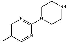 5-碘-2-(哌嗪-1-基)嘧啶 结构式