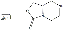 (S)-六氢-噁唑并[3,4-A]吡嗪-3-酮盐酸盐 结构式