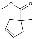 3-Cyclopentene-1-carboxylicacid,1-methyl-,methylester(9CI) 结构式