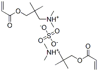 bis[[3-(acryloyloxy)-2,2-dimethylpropyl]dimethylammonium] sulphate 结构式