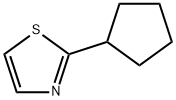 2-环戊基-1,3-噻唑 结构式