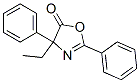 5(4H)-Oxazolone,  4-ethyl-2,4-diphenyl- 结构式