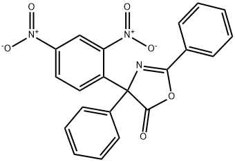 5(4H)-Oxazolone,  4-(2,4-dinitrophenyl)-2,4-diphenyl- 结构式