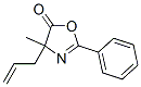 5(4H)-Oxazolone,  4-methyl-2-phenyl-4-(2-propen-1-yl)- 结构式