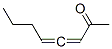 3,4-Octadien-2-one (9CI) 结构式