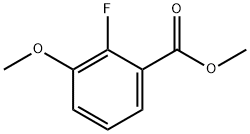 2-氟-3-甲氧基-苯甲酸甲酯 结构式
