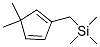 1,3-Cyclopentadiene,  5,5-dimethyl-2-[(trimethylsilyl)methyl]- 结构式