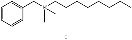 苄基二甲基辛基氯化铵 结构式