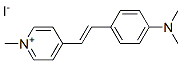 4-(4-(DIMETHYLAMINO)STYRYL)-N-METHYLPYRIDINIUM IODIDE 结构式