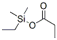 Silanol,  1-ethyl-1,1-dimethyl-,  1-propanoate 结构式