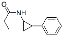 Propanamide,  N-(2-phenylcyclopropyl)- 结构式