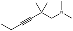 3-Hexyn-1-amine,  N,N,2,2-tetramethyl- 结构式