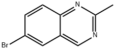 6-BROMO-2-METHYLQUINAZOLINE 结构式