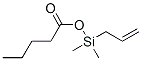 Pentanoic  acid,  dimethyl-2-propen-1-ylsilyl  ester 结构式