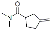 Cyclopentanecarboxamide,  N,N-dimethyl-3-methylene- 结构式