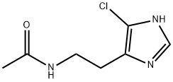 Acetamide,  N-[2-(5-chloro-1H-imidazol-4-yl)ethyl]- 结构式