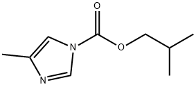 1H-Imidazole-1-carboxylic  acid,  4-methyl-,  2-methylpropyl  ester 结构式