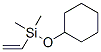 Cyclohexane,  [(ethenyldimethylsilyl)oxy]- 结构式