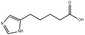 1H-Imidazole-5-pentanoic  acid 结构式