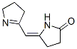 2-Pyrrolidinone,  5-[(3,4-dihydro-2H-pyrrol-5-yl)methylene]-,  (5Z)- 结构式