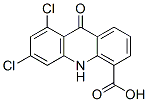 4-Acridinecarboxylic  acid,  6,8-dichloro-9,10-dihydro-9-oxo- 结构式