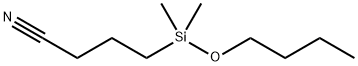 Butanenitrile,  4-(butoxydimethylsilyl)- 结构式