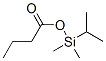 Butanoic  acid,  dimethyl(1-methylethyl)silyl  ester 结构式