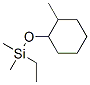 Cyclohexane,  1-[(ethyldimethylsilyl)oxy]-2-methyl- 结构式