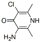 4(1H)-Pyridinone,  3-amino-5-chloro-2,6-dimethyl- 结构式