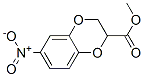 1,4-Benzodioxin-2-carboxylic  acid,  2,3-dihydro-6-nitro-,  methyl  ester 结构式