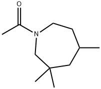 Ethanone,  1-(hexahydro-3,3,5-trimethyl-1H-azepin-1-yl)- 结构式