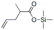 4-Pentenoic  acid,  2-methyl-,  trimethylsilyl  ester 结构式