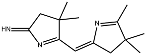 2H-Pyrrol-2-imine,  5-[(Z)-(3,4-dihydro-4,4,5-trimethyl-2H-pyrrol-2-ylidene)methyl]-3,4-dihydro-4,4-dimethyl- 结构式